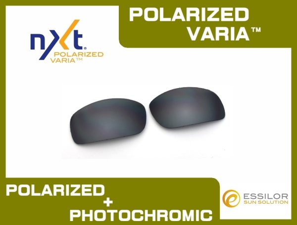 Photo1: X-SQUARED - Flash Black - NXT® POLARIZED VARIA™ Photochromic