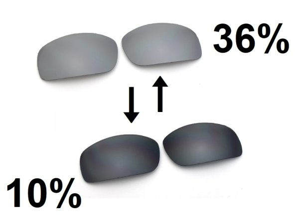 Photo2: X-SQUARED - Flash Black - NXT® POLARIZED VARIA™ Photochromic