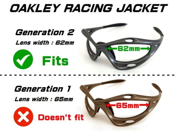 Photo2: RACING JACKET Genelation 2 Vented Polarized Lenses