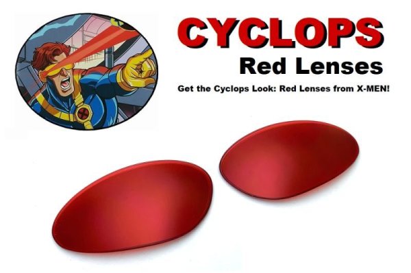 Photo1: Cyclops Prism Red Lenses for Penny