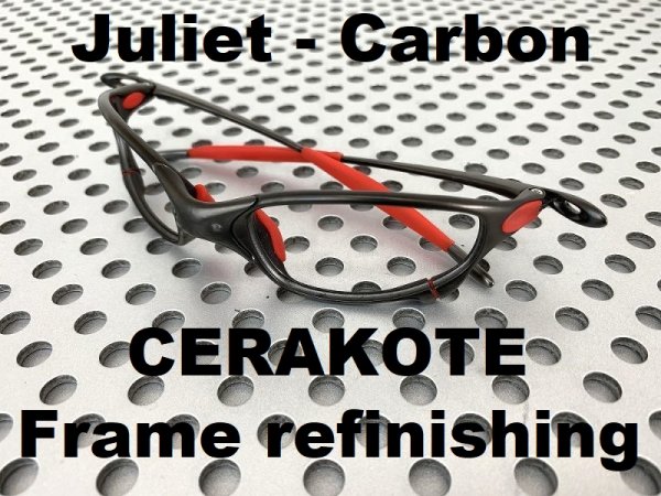 Photo1: Juliet nose bridge tune-up and Carbon frame CERAKOTE refinishing