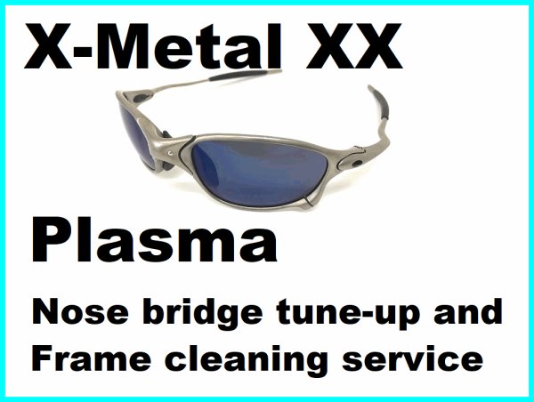 Photo1: X-metal XX - nose bridge tune-up service and Plasma frame cleaning