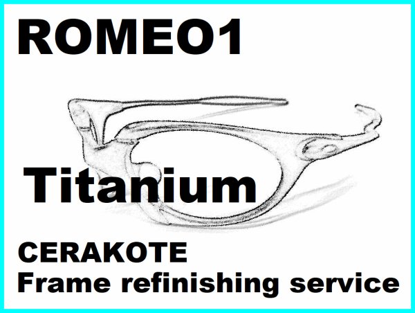 Photo1: Romeo1 Titanium frame CERAKOTE refinishing service