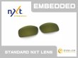 Photo1: X-SQUARED - Green / Gold - NXT® EMBEDDED - Non Polarized (1)