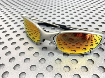 Photo1: Oakley Juliet Nose Bridge Tune-Up and G1 Plasma Cerakote Refinishing