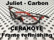 Photo1: Juliet nose bridge tune-up and Carbon frame CERAKOTE refinishing (1)