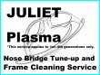 Photo1: Juliet - nose bridge tune-up service and Plasma frame cleaning (1)